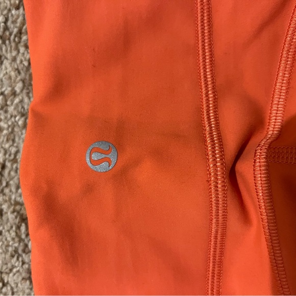 Coral Lululemon Leggings - Picture 2 of 3